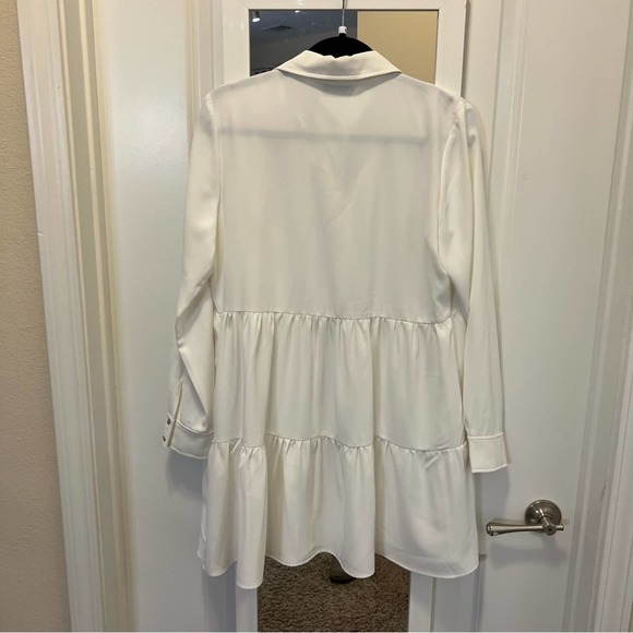 648 Amanda Uprichard Long Sleeve Pierre Dress - Picture 4 of 4